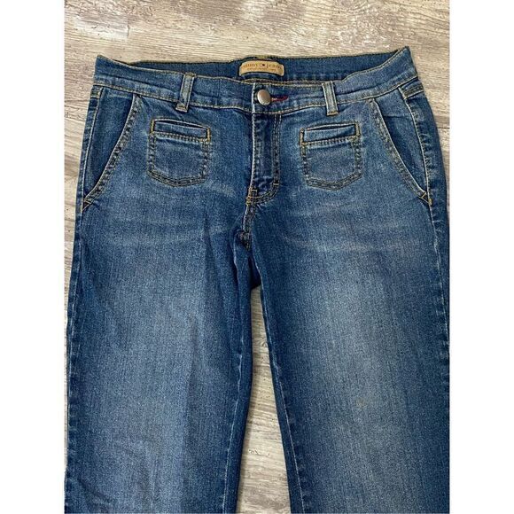 Vintage Tommy Hilfiger Boot Cut Jeans Low Rise Flap Pocket Women’s Juniors Sz 5 - Picture 2 of 8